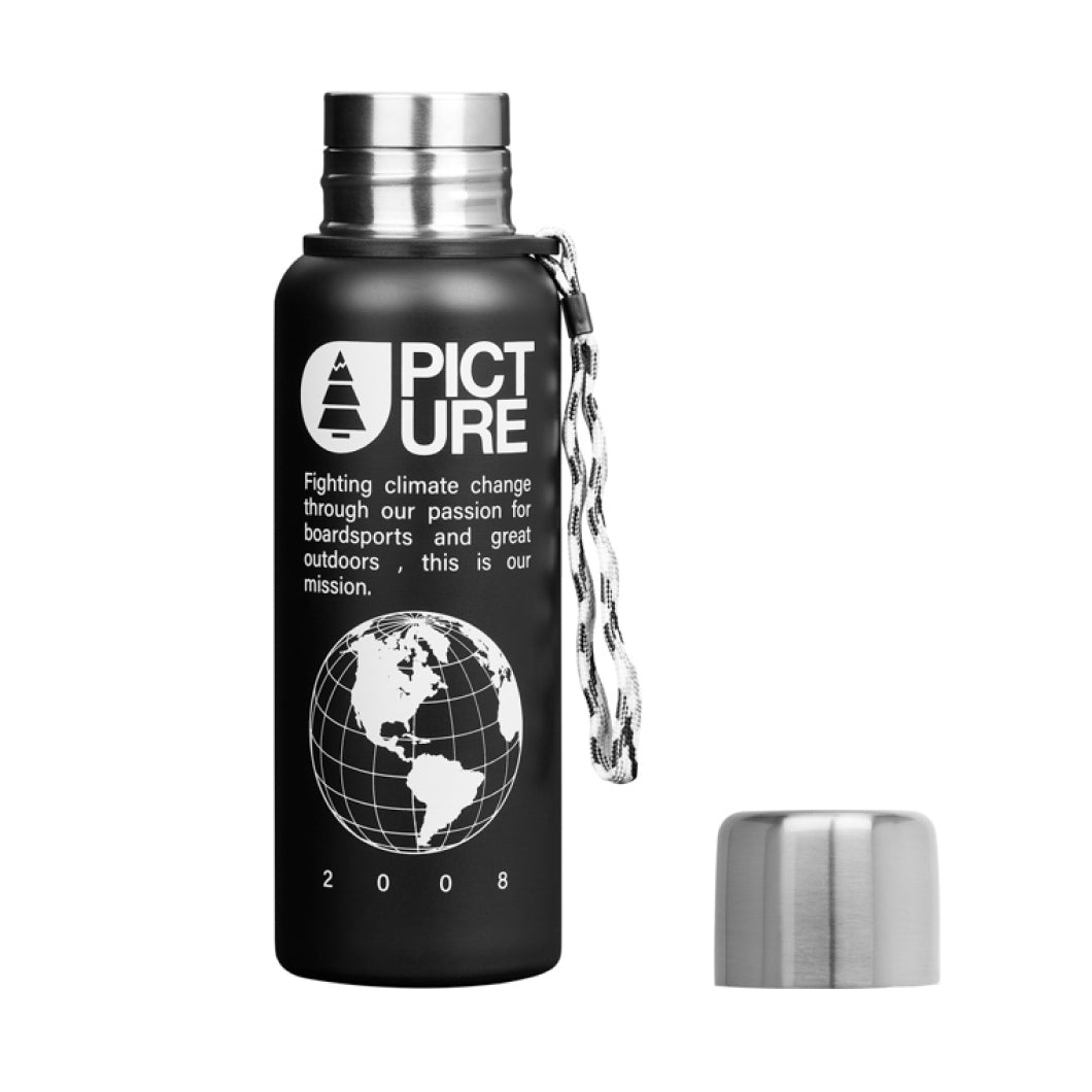 Picture Campei Vacuum Bottl Black Planet