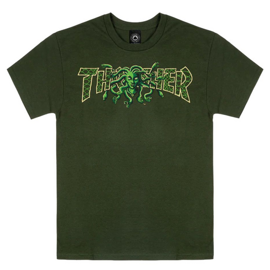 Thrasher T-Shirt (EU) Medusa Forest Green