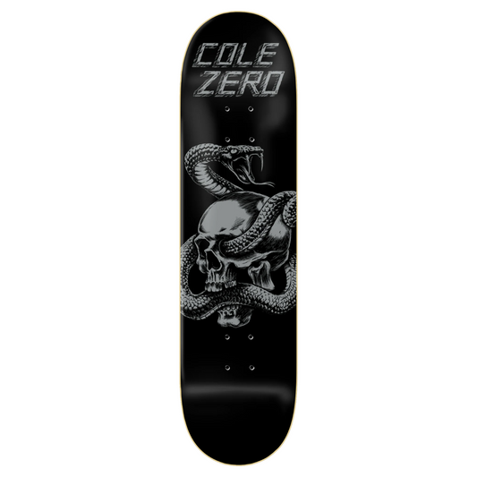 Zero Skateboard Deck Skull and Snake Chris Cole 8.5"