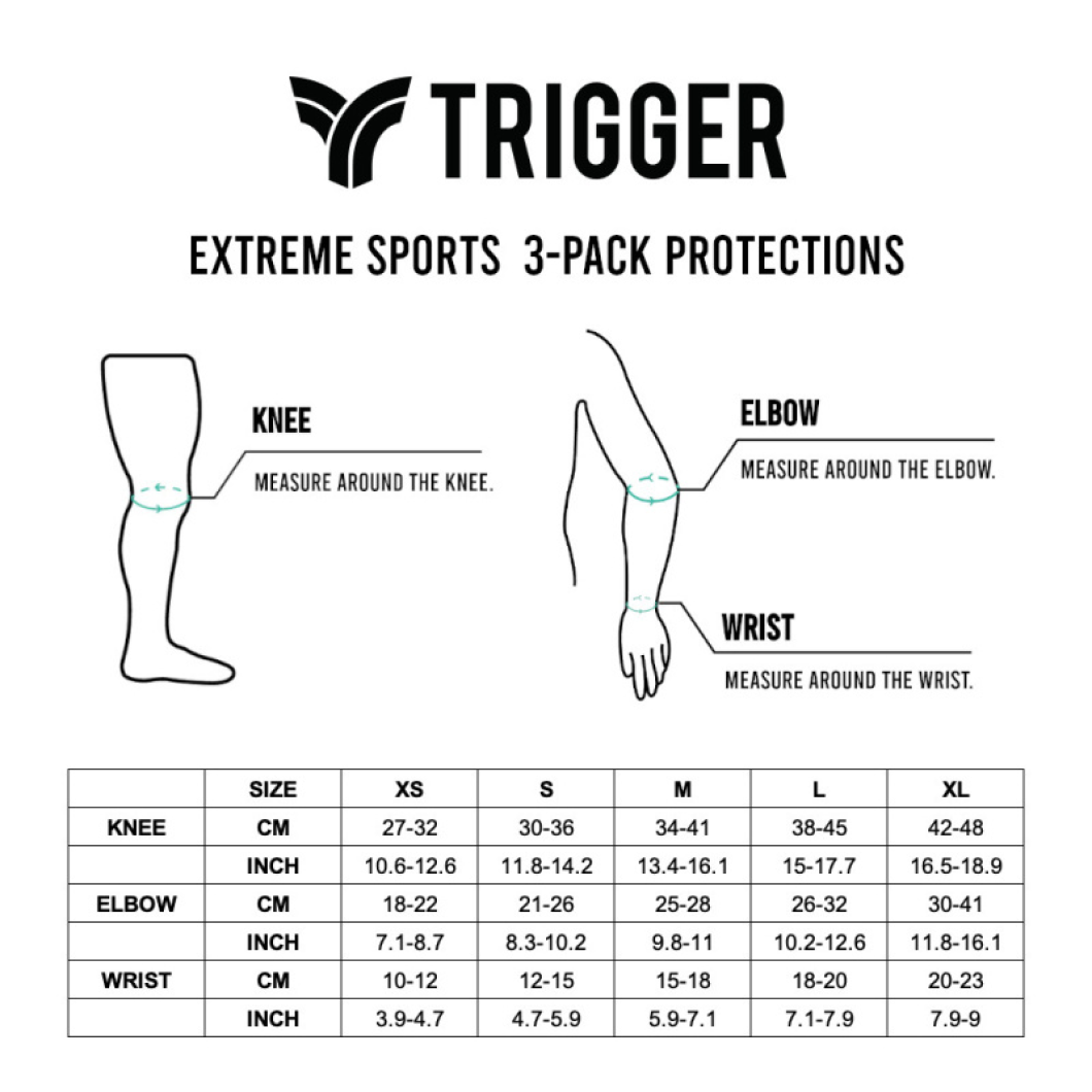 Trigger Extreme Sports 3-Pack Protectors