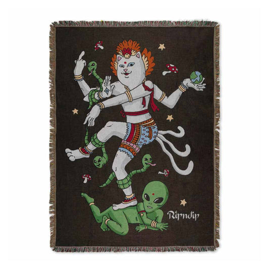 Ripndip Alien Whisperer Woven Blanket Black