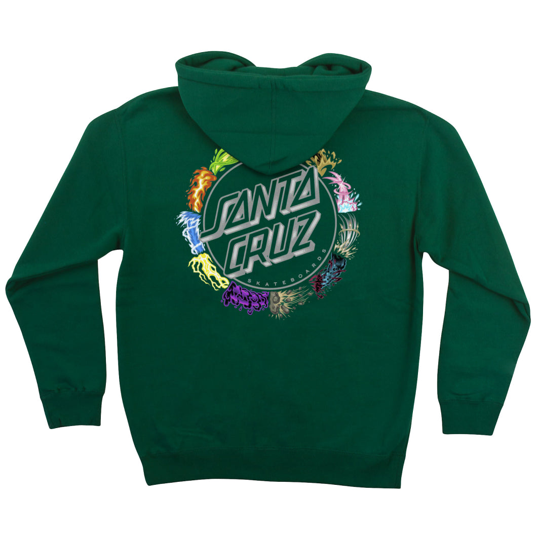 Santa Cruz Pokémon Hoodie – Power Dot (Forest)