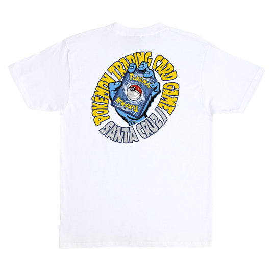 Santa Cruz Pokémon TCG Hand T-Shirt (White)