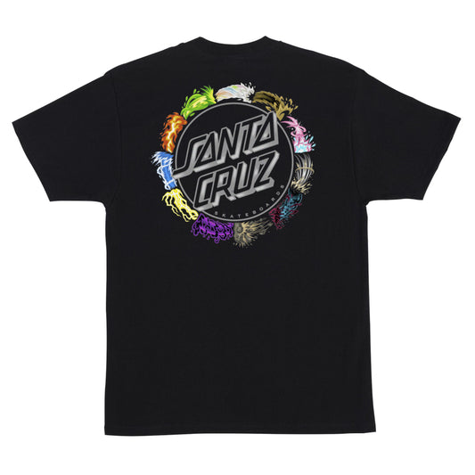Santa Cruz Pokémon Power Dot T-Shirt (Black)