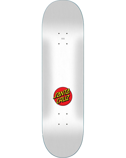Santa Cruz Screaming Hand White 8.25" Skateboard Deck