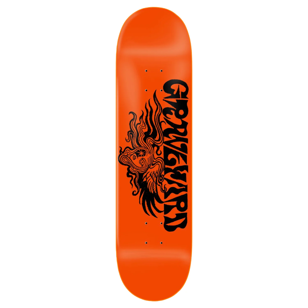 Zero Skateboard Deck Graveyard Medusa 8.25"
