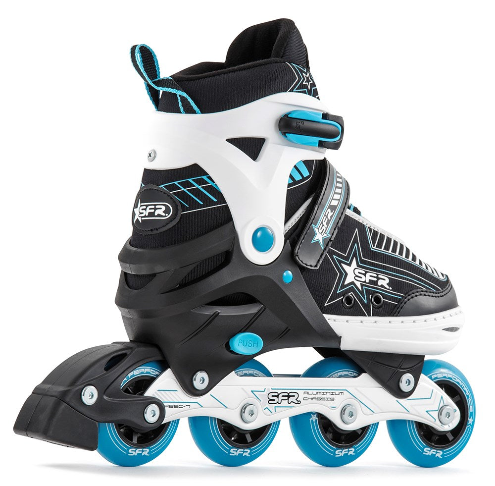 SFR Pulsar Adjustable Children's Inline Skates - Blue