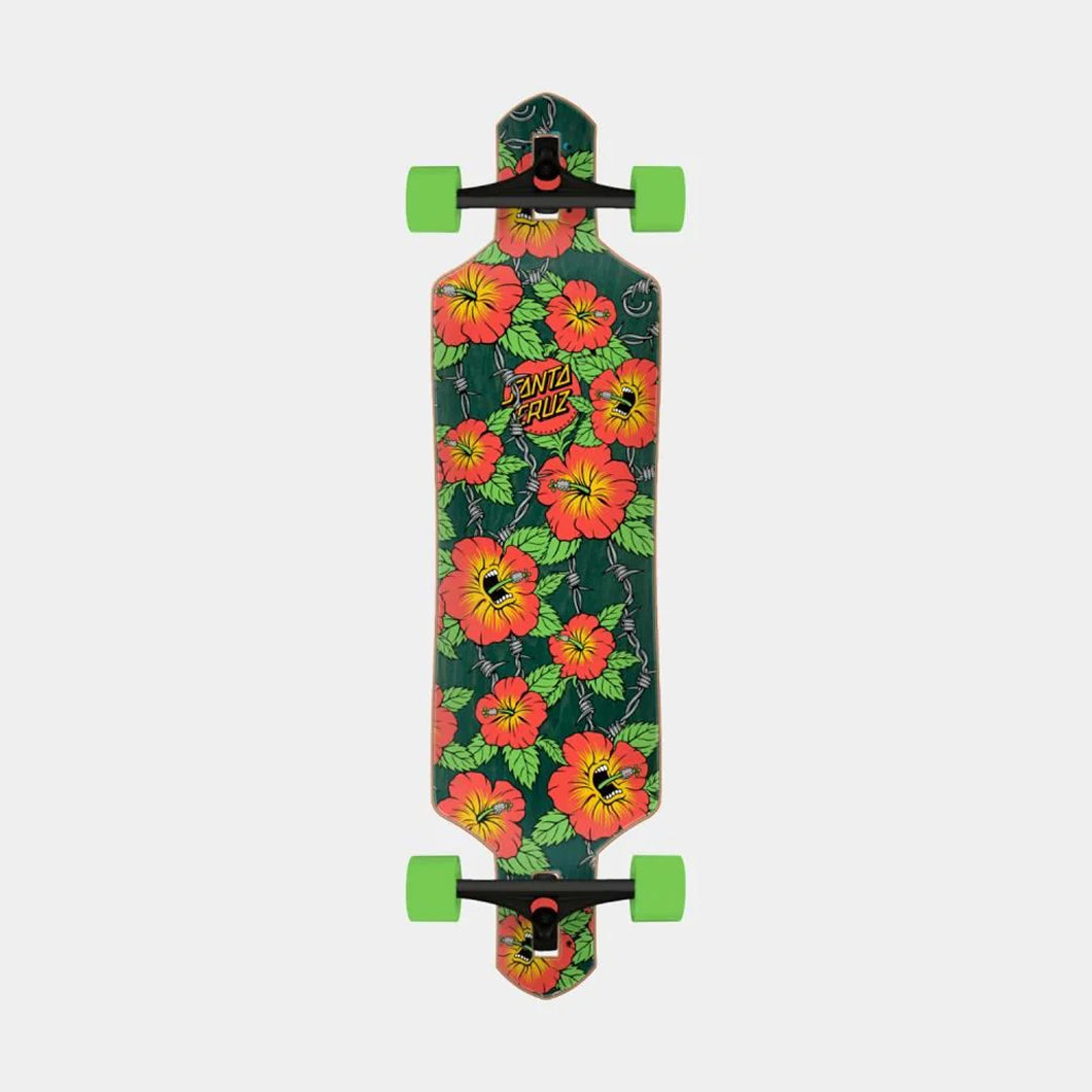Santa Cruz Longboard Complete Screaming Hibiscus Drop Thru