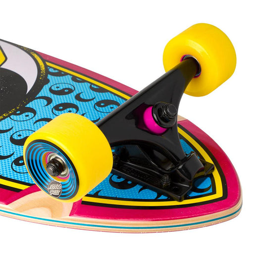 Santa Cruz Longboard Complete (UK) Yin Yang Dot Pintail Multi 9.2 IN