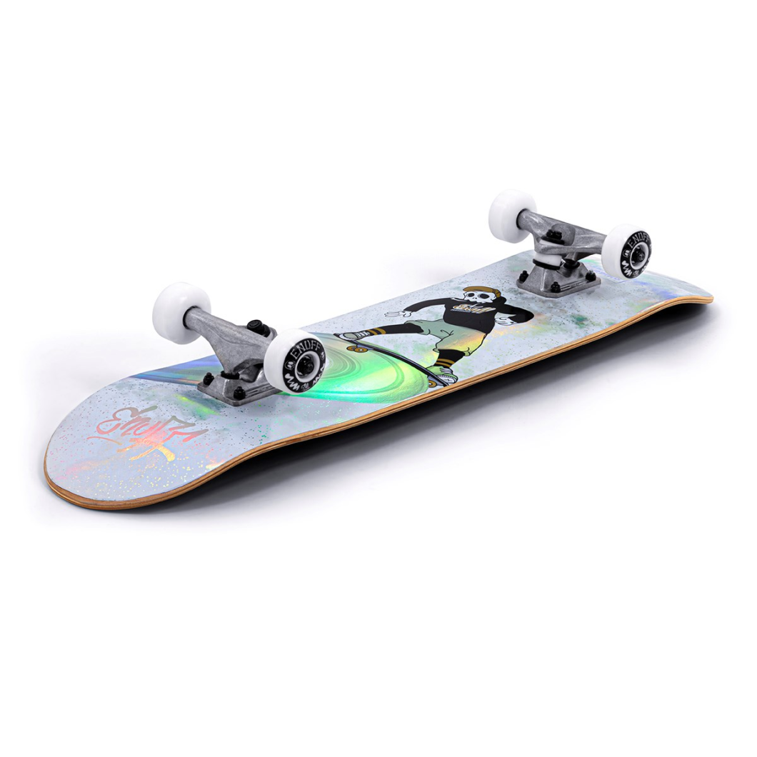Enuff Skully Hologram Complete - White - 7.75" x 31.5"