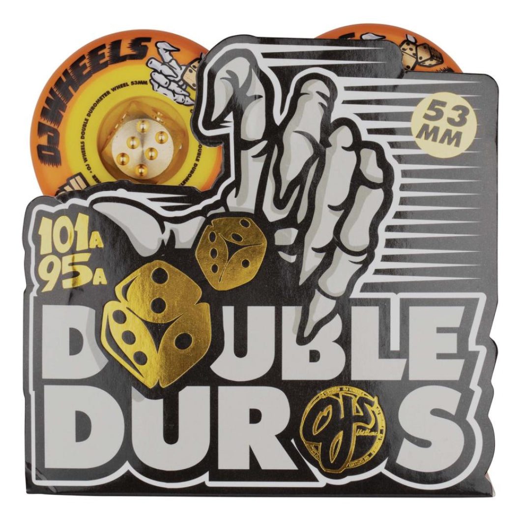 OJ Wheels (UK) Double Duro Mini Combo 101a/95 Orange/Yellow 53 MM