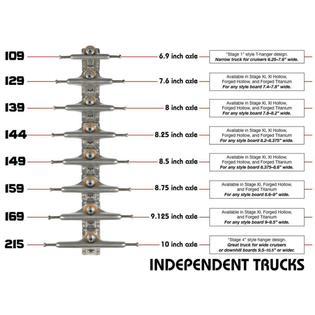 Indy Hollow Truck (UK) Stage 11 Standard Silver (PAIR)