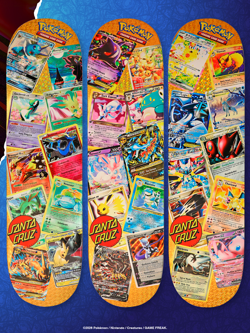 Pokémon x Santa Cruz Skateboards | Limited Edition Blind Bag