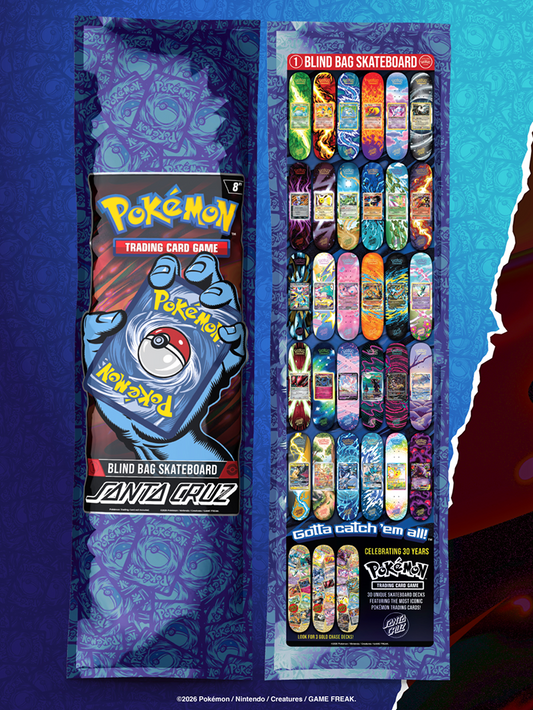 Pokémon x Santa Cruz Skateboards | Limited Edition Blind Bag