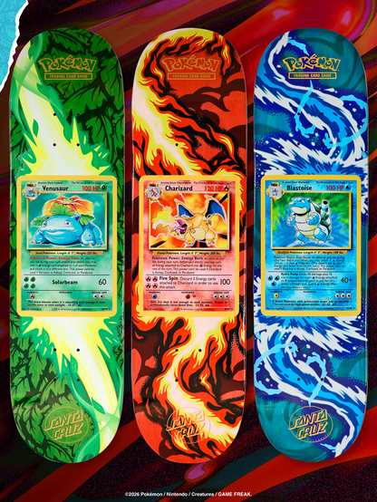 Pokémon x Santa Cruz Skateboards | Limited Edition Blind Bag
