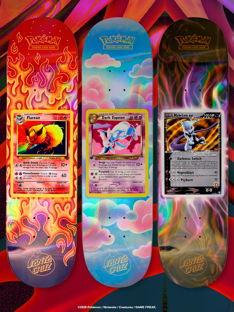Pokémon x Santa Cruz Skateboards | Limited Edition Blind Bag