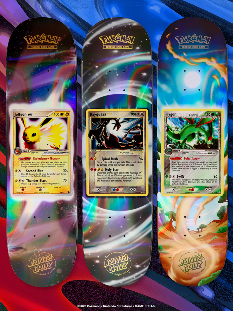 Pokémon x Santa Cruz Skateboards | Limited Edition Blind Bag