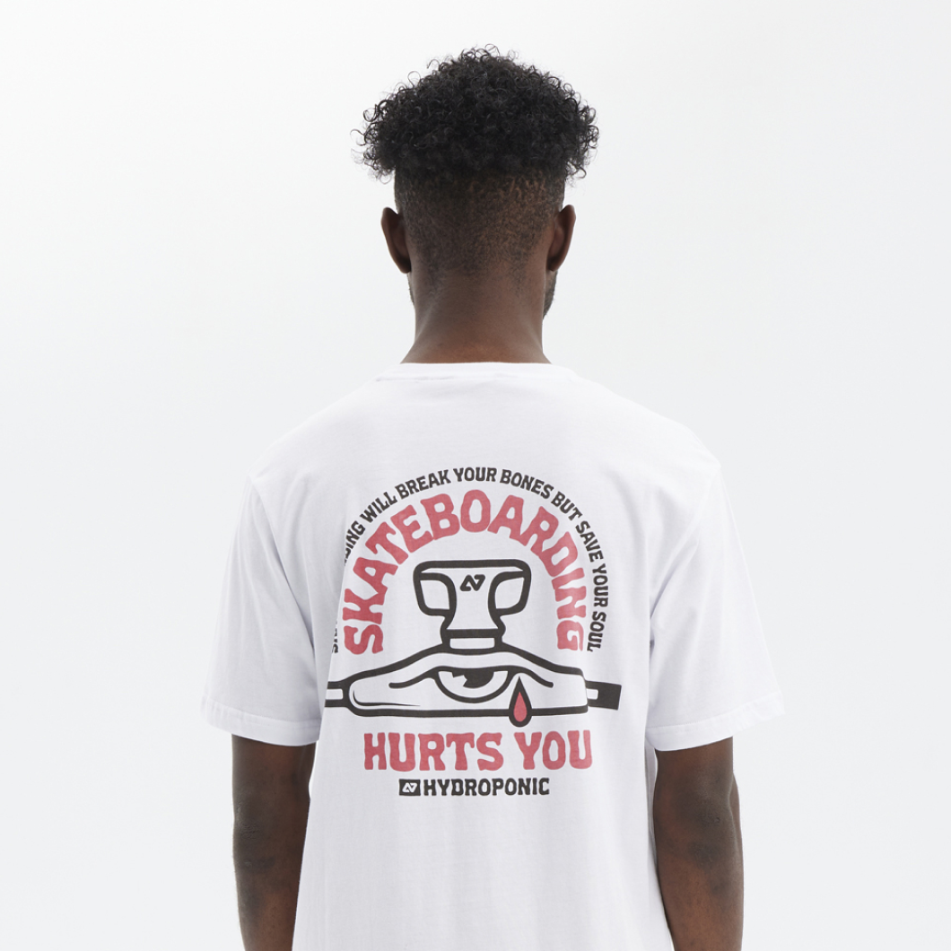 T-SHIRT HURT WHITE