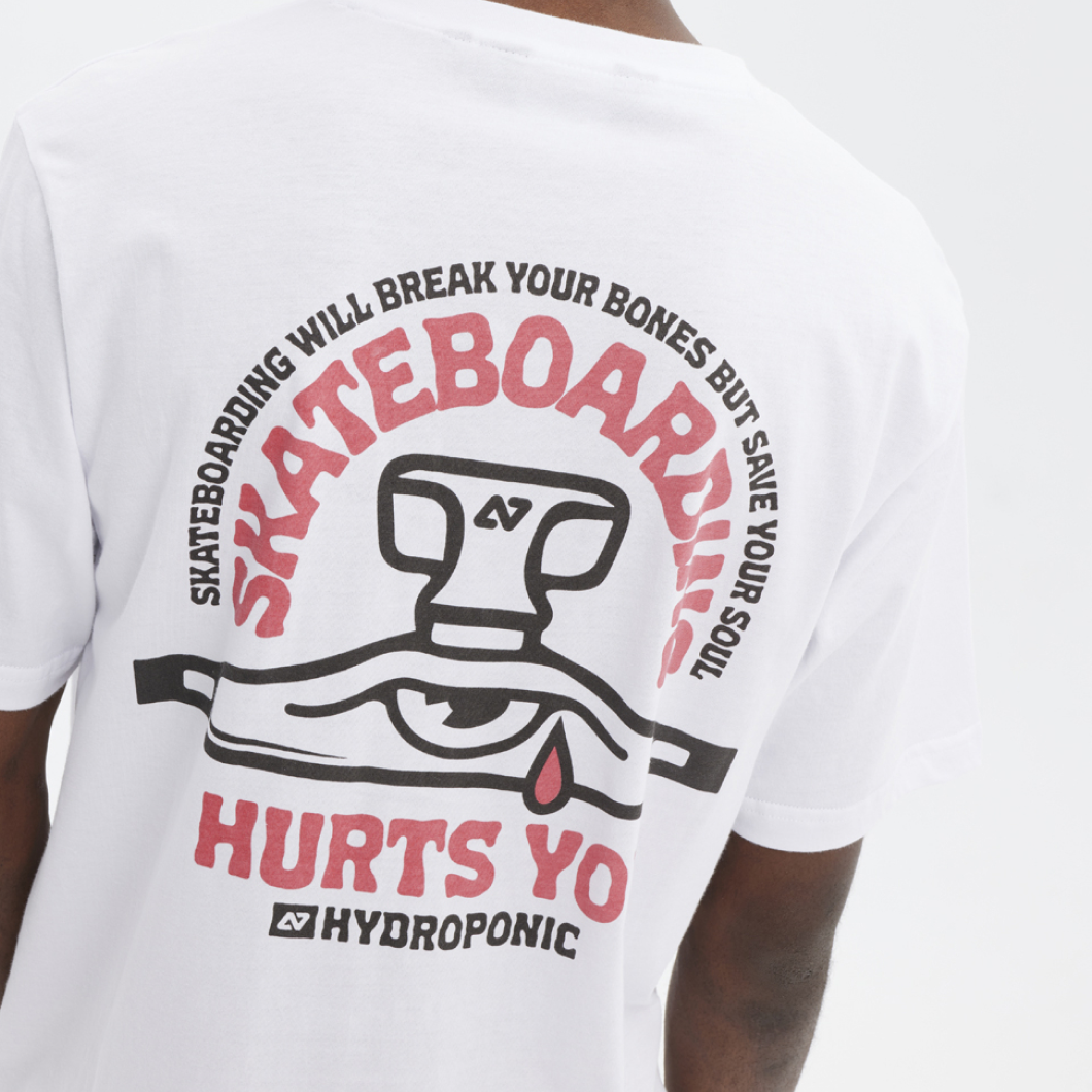 T-SHIRT HURT WHITE