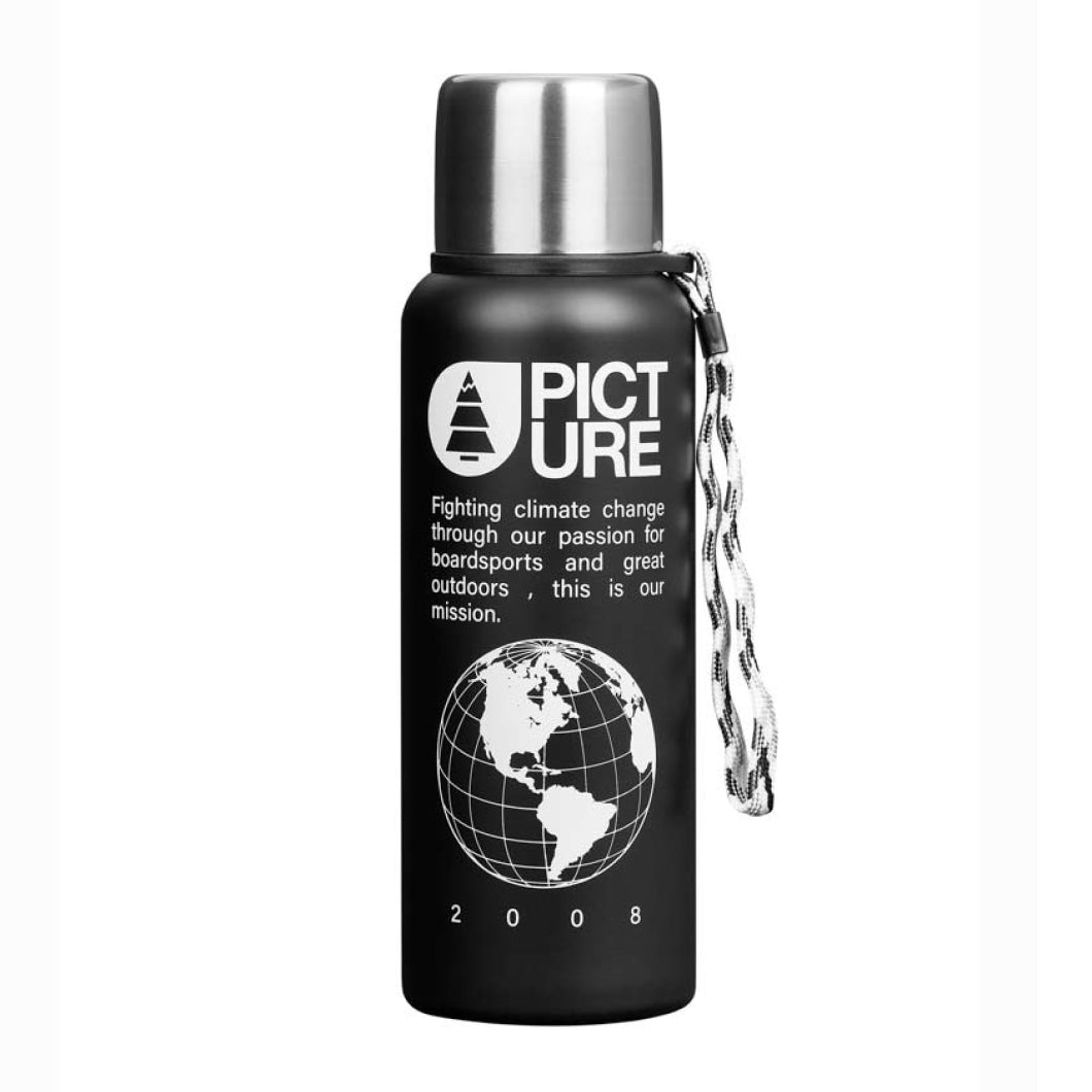 Picture Campei Vacuum Bottl Black Planet
