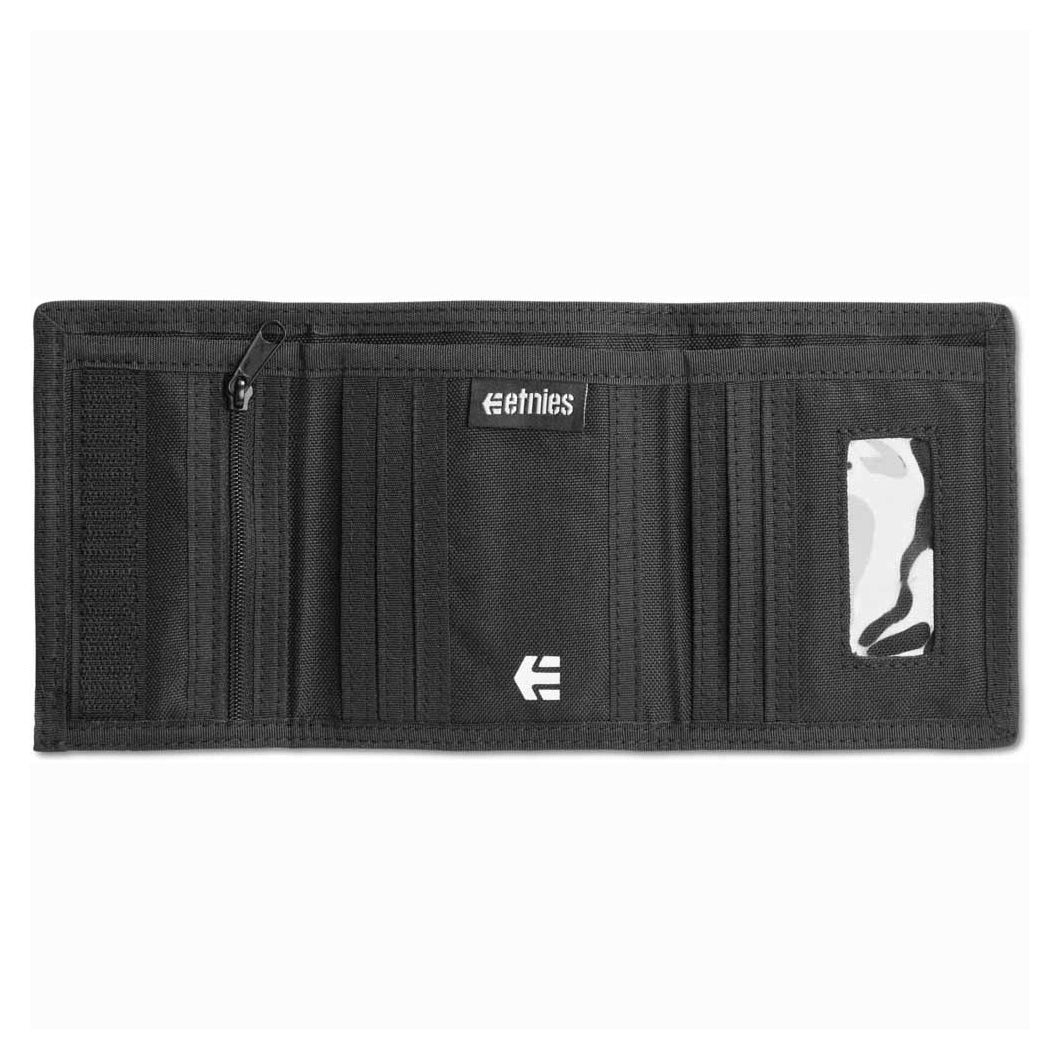 Etnies Stacks Wallet Black Black White Wallet
