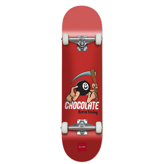 CHOCOLATE COMPLETE SKATEBOARD EIGHTBALLER RAVEN TERSHY 7.875"