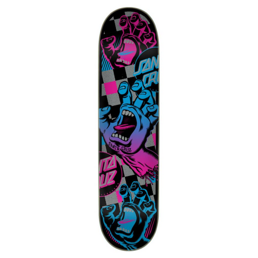 Santa Cruz Decks Check Trap Hand 7Ply Birch - Multi 7.75 IN