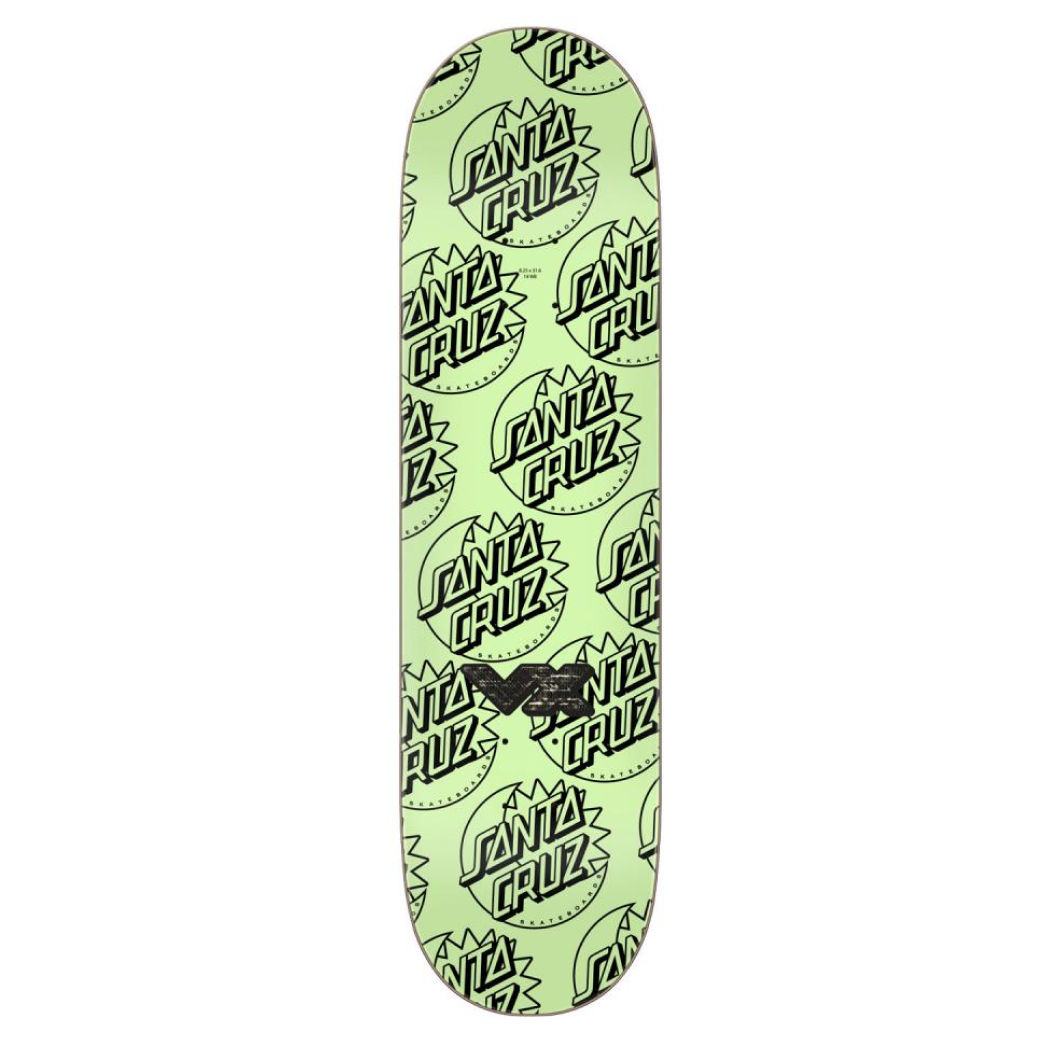 Santa Cruz VX Deck Delfino Fortune Teller Glow 8.25 IN