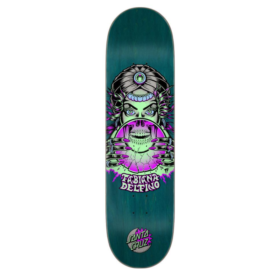 Santa Cruz VX Deck Delfino Fortune Teller Glow 8.25 IN