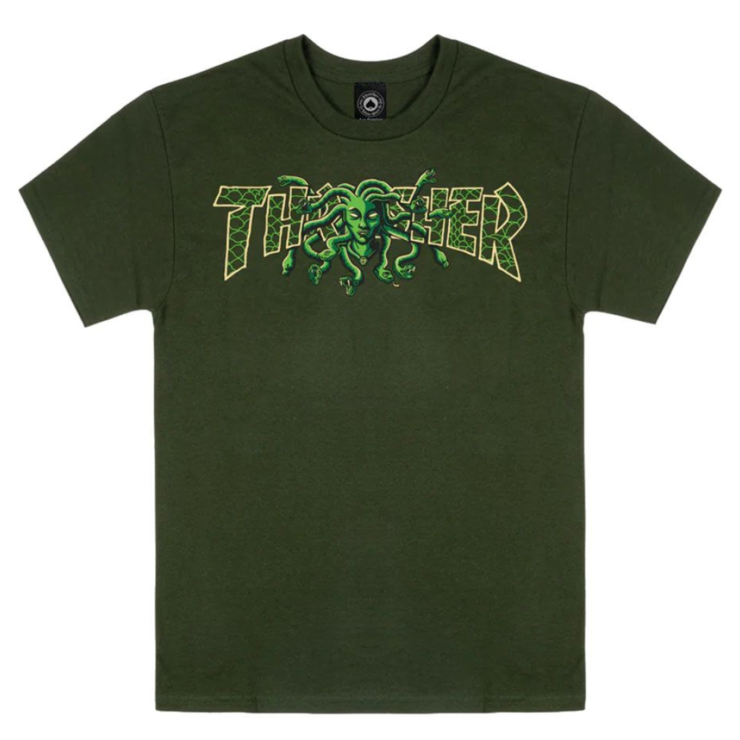 Thrasher T-Shirt (EU) Medusa Forest Green