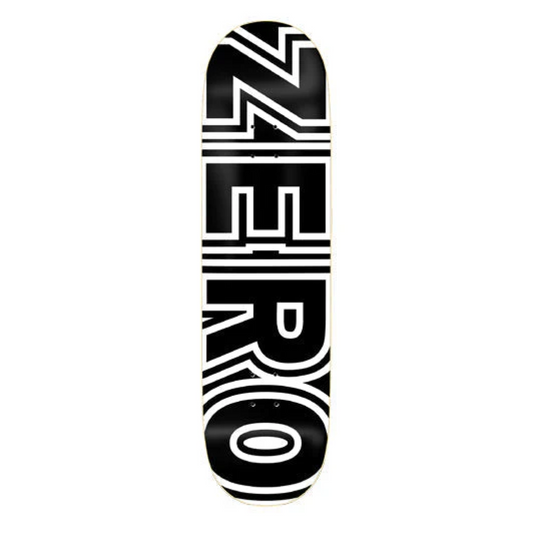 Zero Deck Bold Black White 8.375"