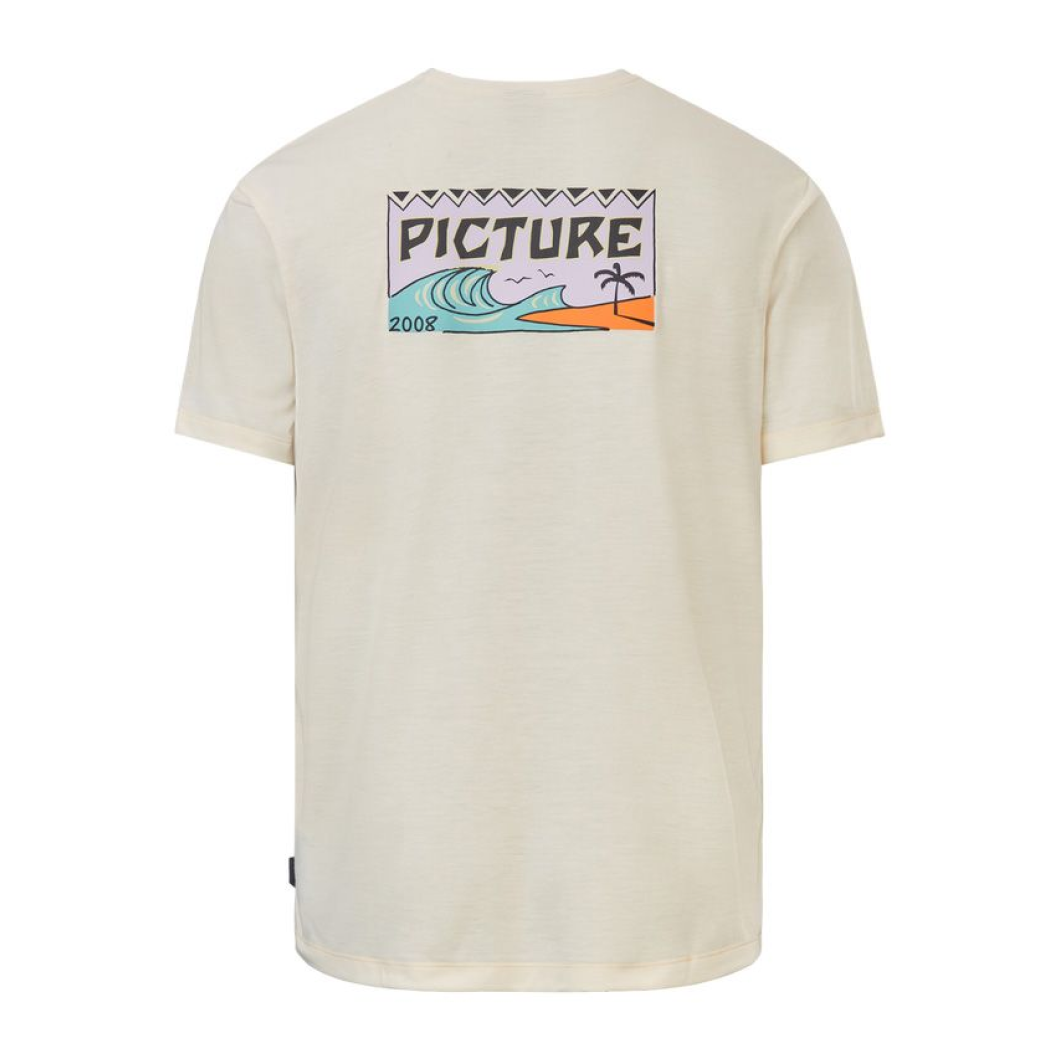 Picture Timont SS Surf Tee Smoke White