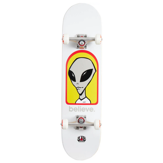 Alien Workshop Believe Complete Skateboard White 8.0"