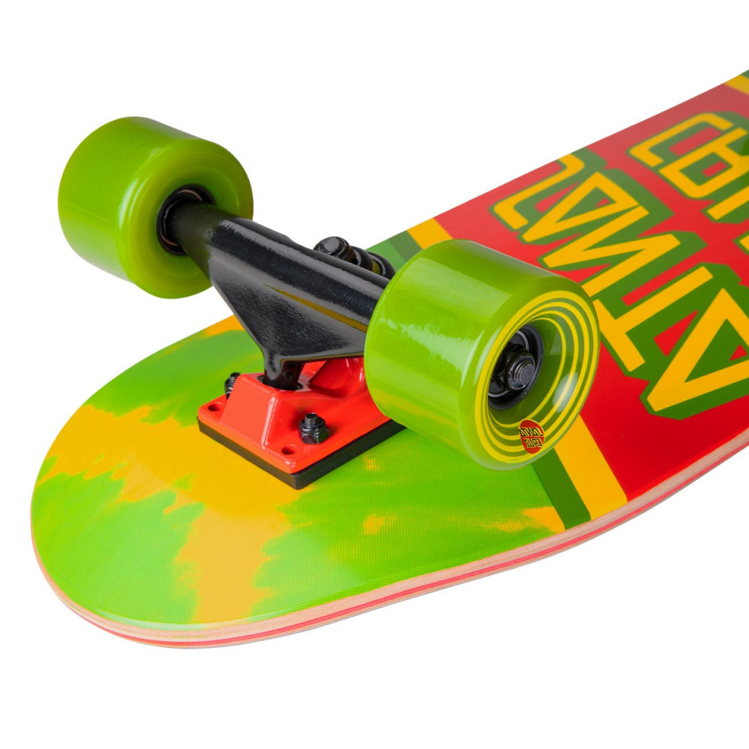 Rasta Tie Dye Street Skate Cruiser 8.79" X 29.05"