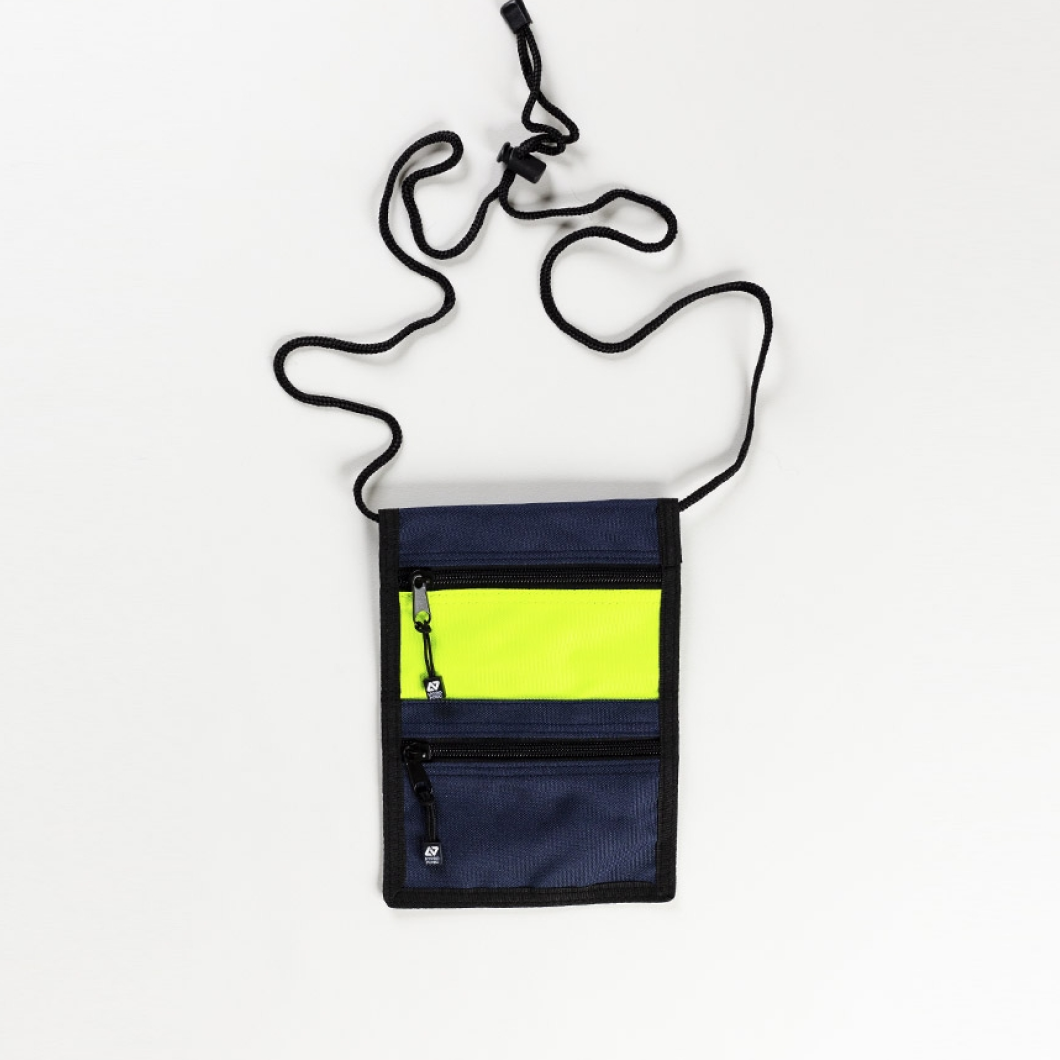 WALLET WILLOW YELLOW FLUOR / NAVY