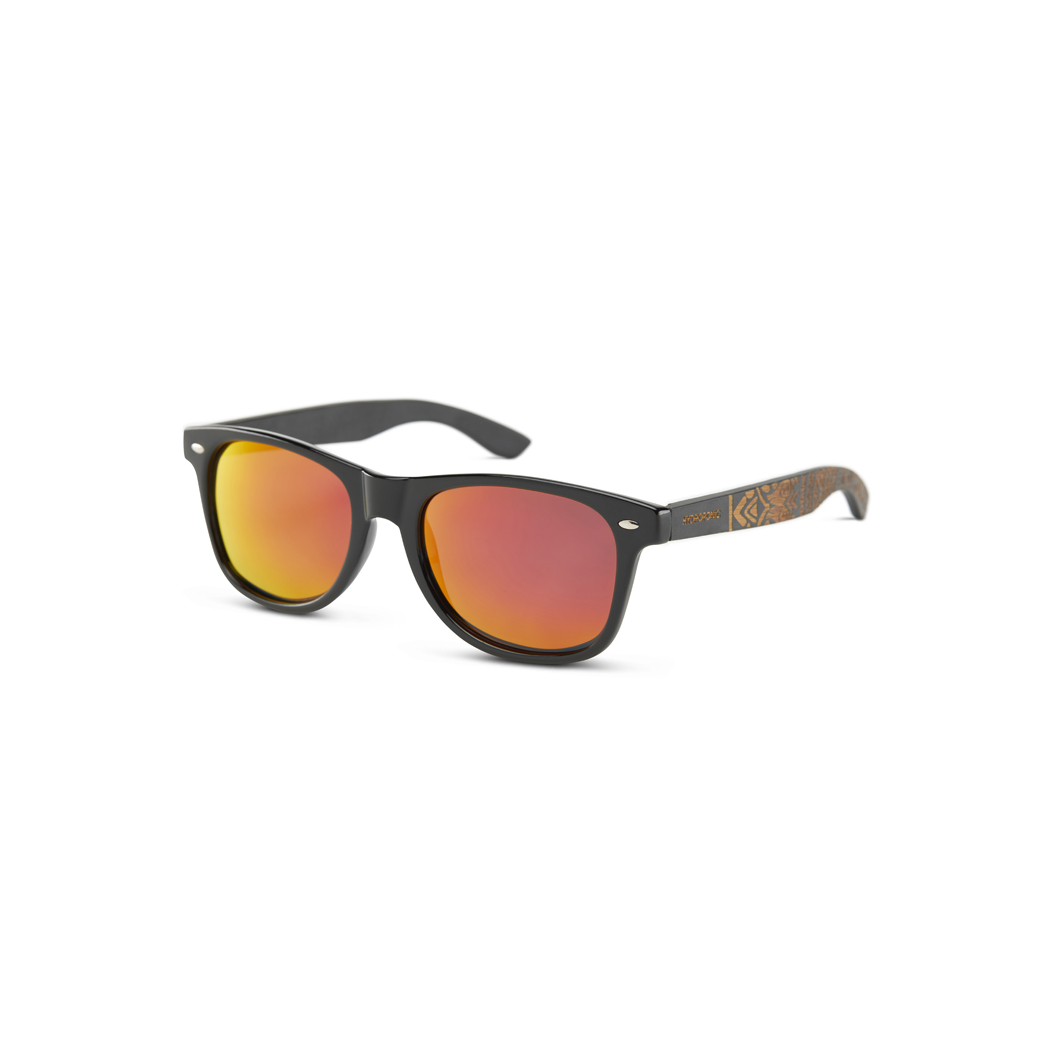 SUNGLASSES EW COOPER BLACK + ORANGE MIRROR