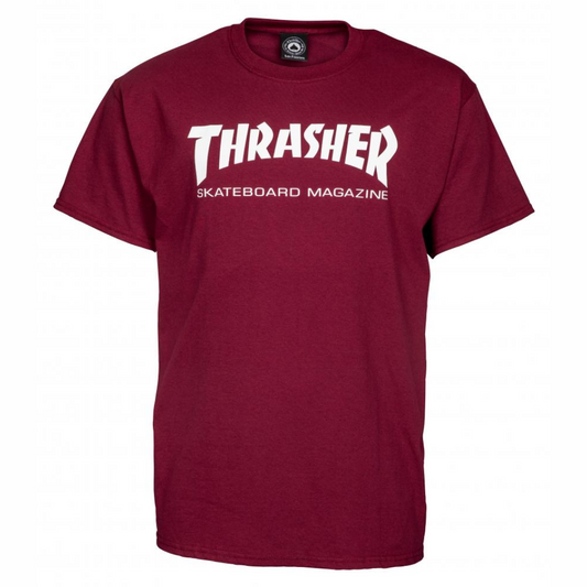 Thrasher T-Shirt Skate Mag Maroon