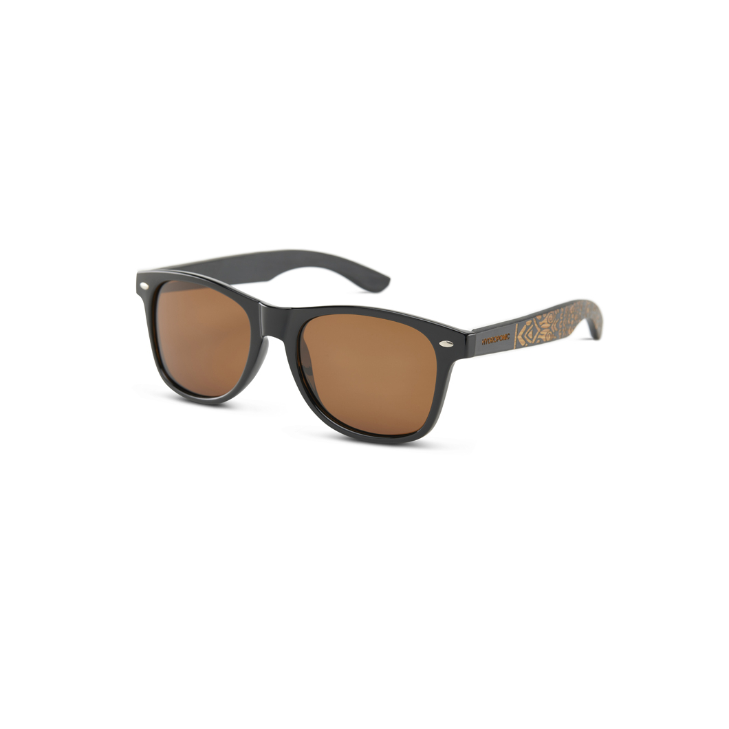 SUNGLASSES EW COOPER BLACK + BROWN