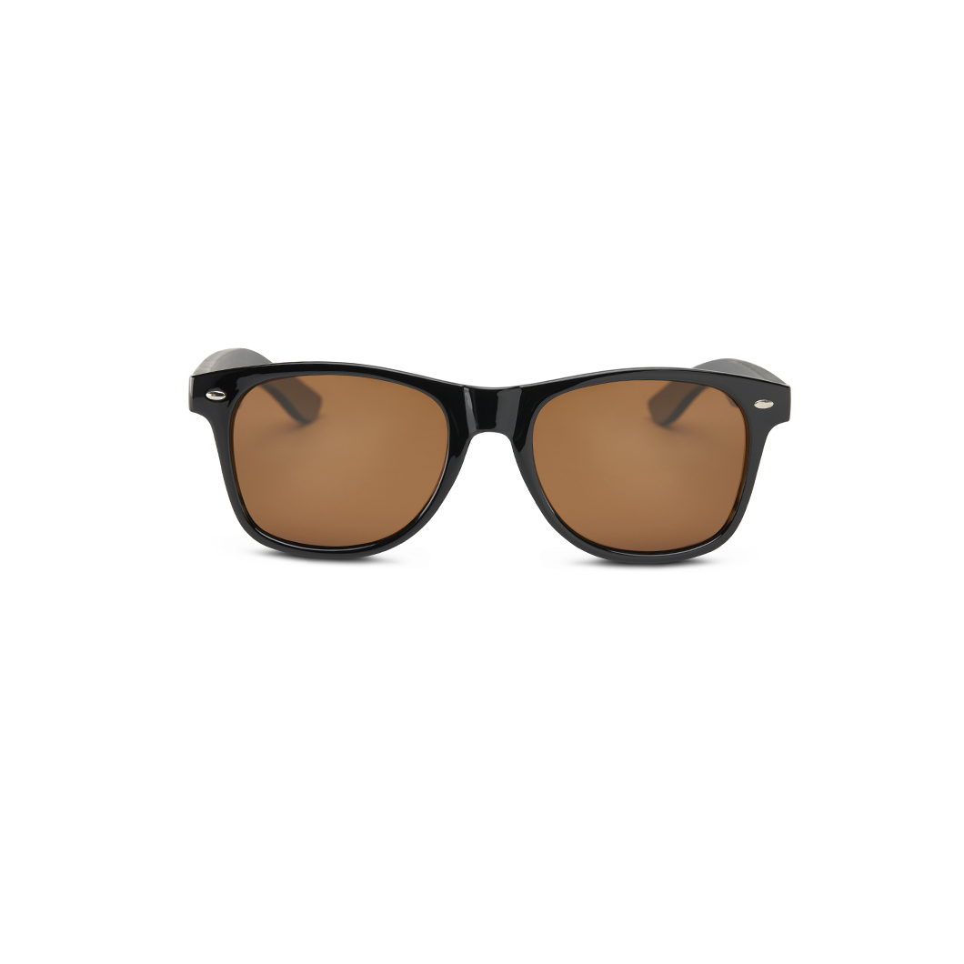 SUNGLASSES EW COOPER BLACK + BROWN