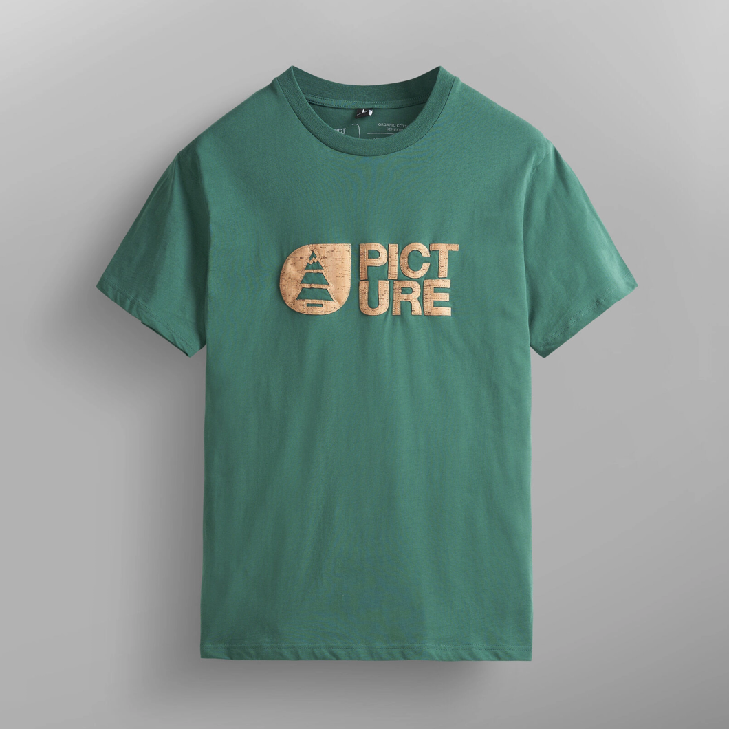 T-SHIRT PICTURE BASEMENT CORK VERDANT GREEN