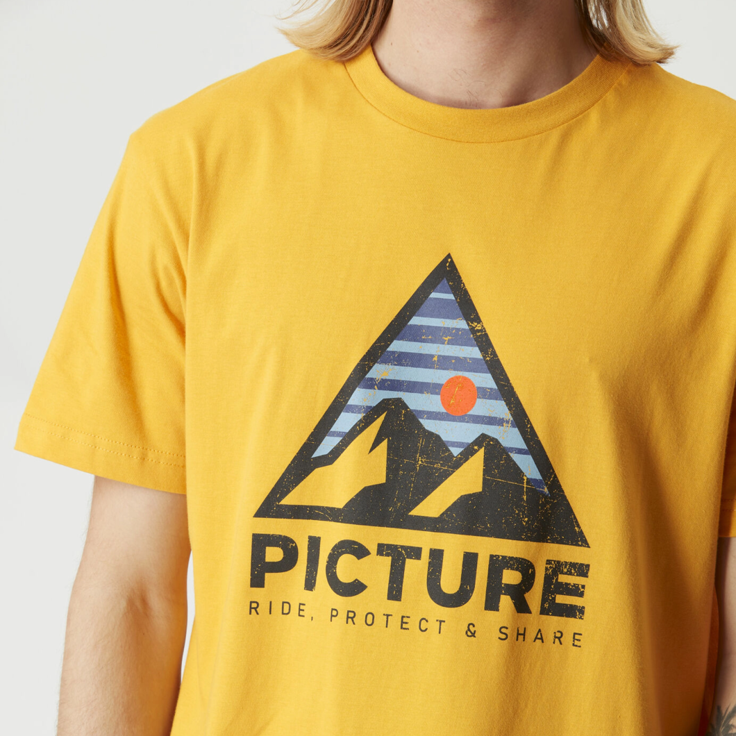 T-SHIRT PICTURE AUTHENTIC SPECTRA YELLOW