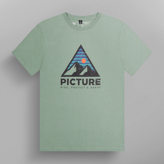 T-SHIRT PICTURE AUTHENTIC GREEN SPRAY