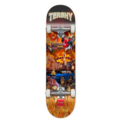 Chocolate Tershy Block Is Hot Complete 7.87" Complete Skateboard
