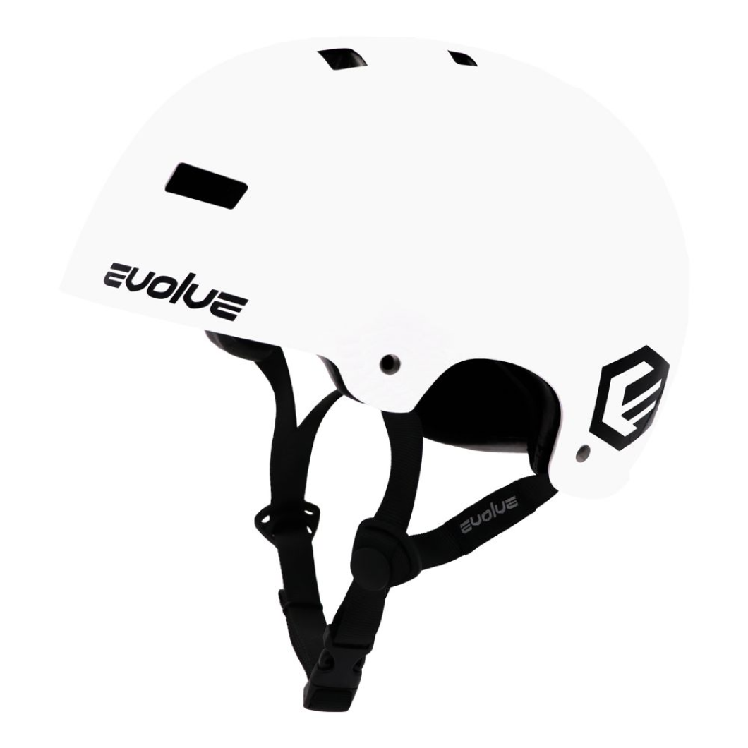 Evolve Curb Evo Helmet - Glossy White