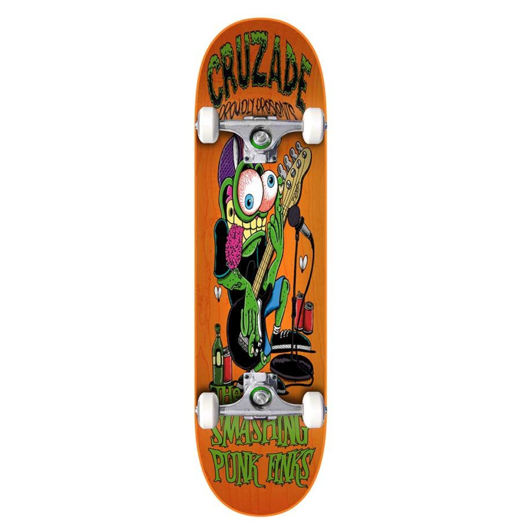 Cruzade Smashing Punk Finks 7.75'' Complete Skateboard