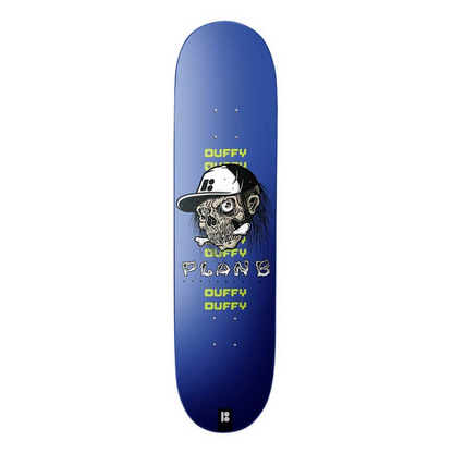 Plan B Blue Skull Duffy 8.25'' Skateboard