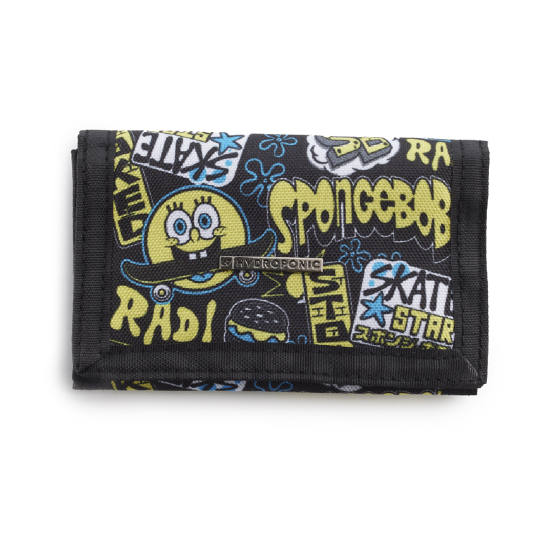Wallet BRIDGE SPONGE BOB Black Yellow