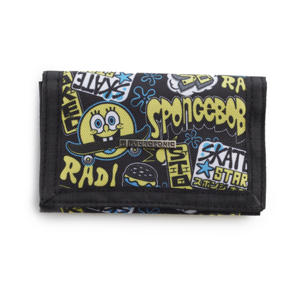 Wallet BRIDGE SPONGE BOB Black Yellow