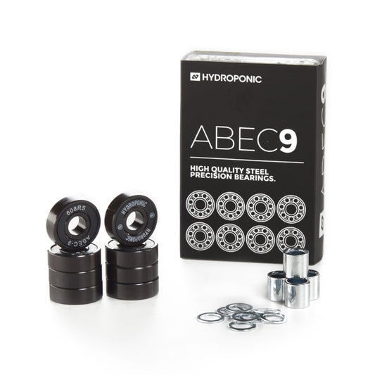 Skate Bearings HY ABEC 9 - BLACK