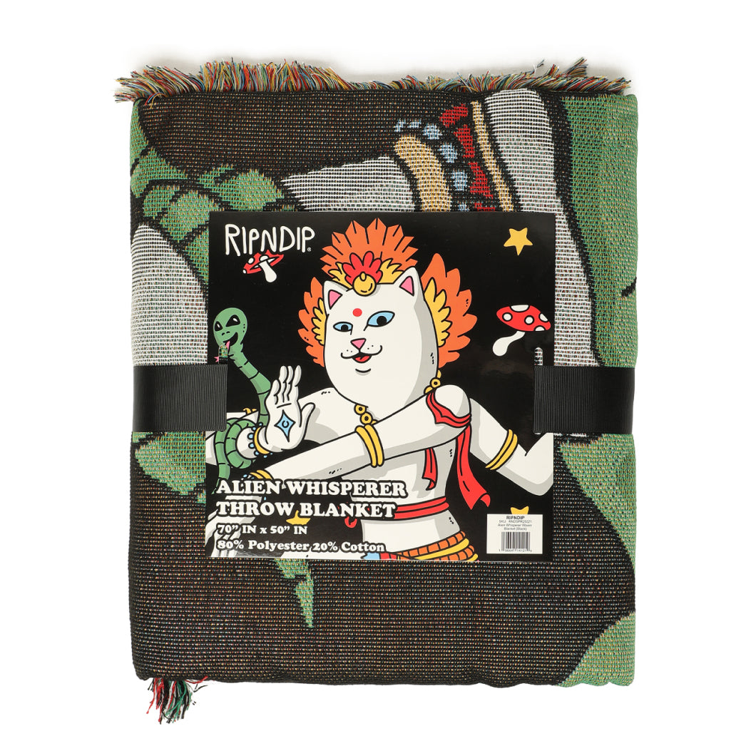 Ripndip Alien Whisperer Woven Blanket Black